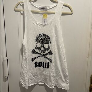 SoulCycle Tank Top With Skull (new with tags, small)